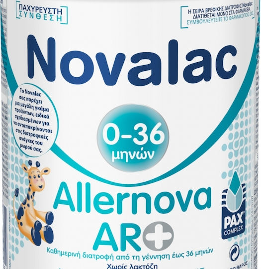 Novalac Milk Powder Allernova AR+ for 0m++ Months 400gr