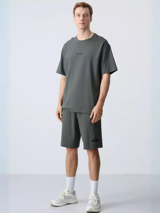 Pantaloni Scurți Bărbați Set Gri