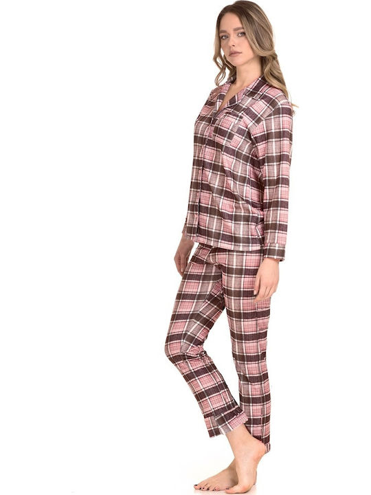 Zen by Daisy Winter Damen Pyjama-Set Braun Zen by Daisy Winter Damen Pyjama-Set Braun