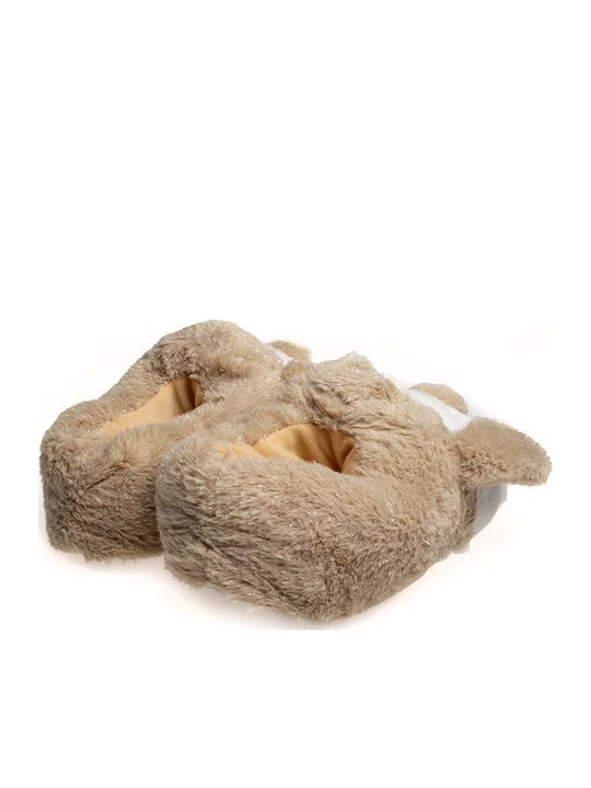 Winter Women's Slippers Beige