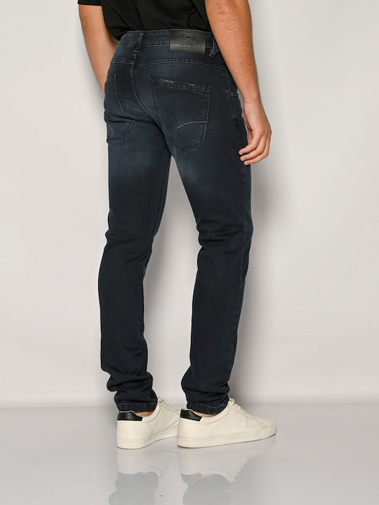 Herren Jeanshosen Elastisches Slim Fit Blau