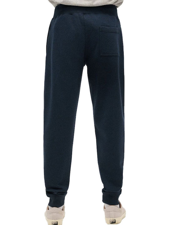 Duo Vl Graphic Slim Jogger Sweatpants with Elastic Navy Blue