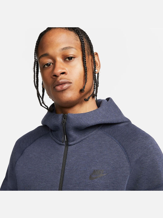 Tech Fleece Windrunner Hoodie Jacket Blue