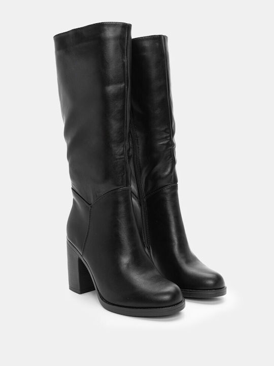 Luigi Women's Boots with High Heel Black