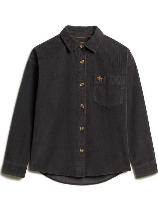 Γυναικείο Μαύρο Overshirt