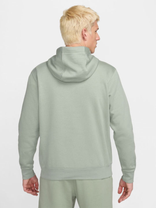 Nike Sportswear Φούτερ Πράσινο με Κουκούλα