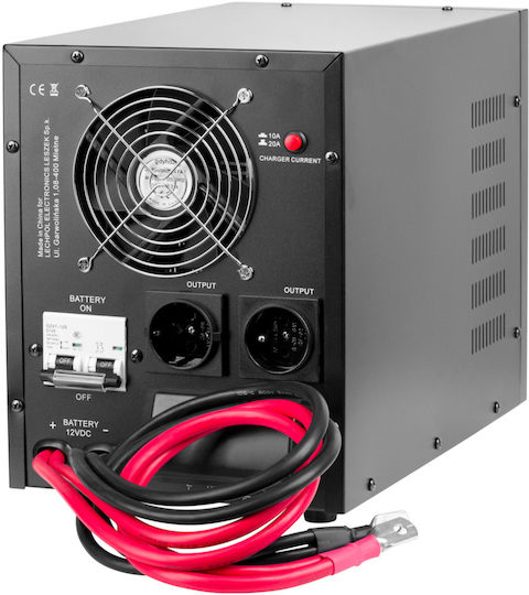 Kemot PROsinus-2200 UPS 2200VA 1600W with 2 Schuko Power Plugs