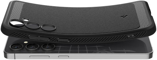 Spigen Rugged Armor Umschlag Rückseite Silikon 2mm Schwarz (Galaxy S24 FE)