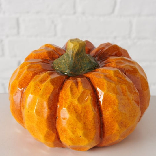 Boltze Set of Decorative Pumpkins made of Ceramic Material 13.5x11cm 2pcs
