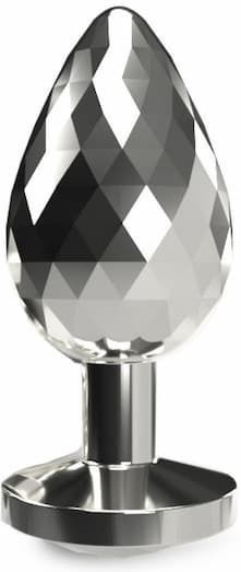 ToyJoy Diamond Anal Plug Small Silver