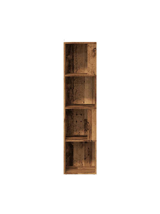 Corner Shelf Wall Coffee 33x33x132cm