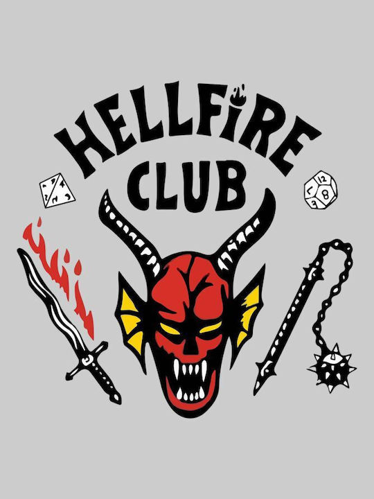 Stranger Things Hellfire Club t-shirt - WHITE