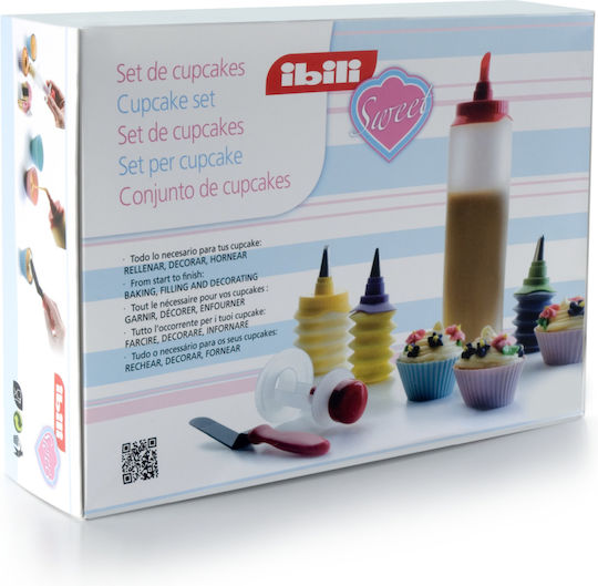 Set de 9 piese pentru brioșe Ibili-accesorii Oțel inoxidabil Plastic Multicolor
