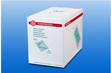 Nobamed Αποστειρωμένες Γάζες 20x25cm 25τμχ