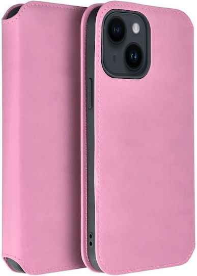 Dual Pocket Book Leather / Plastic Pink (iPhone 16)