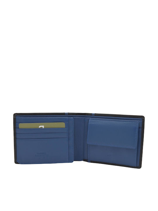 Mars Leather Men's Wallet Black