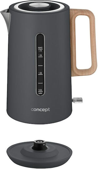 Concept Βραστήρας 1.7lt 2200W Γκρι