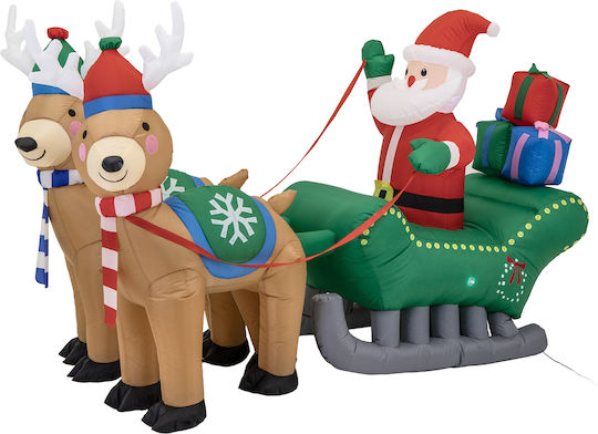 Jumi Christmas Fabric Figure Sleigh Height 130cm