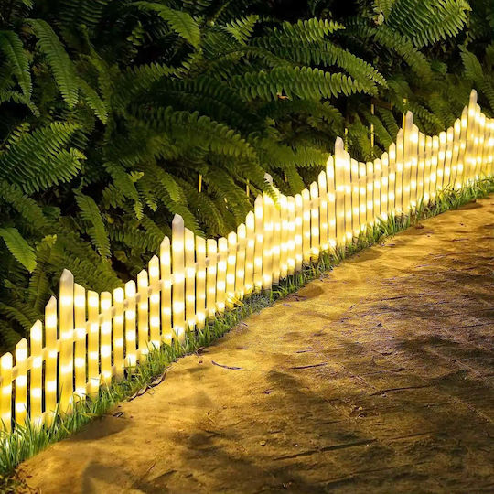 Beleuchtet Weihnachtliche Figur Zaun Weiß 280x280cm