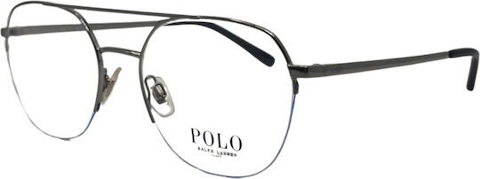 Ralph Lauren Мъжки Метален Рамка за Очила Сребрист PH1183 9002