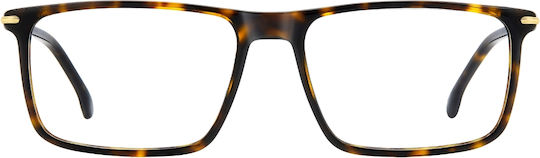 Carrera Plastic Eyeglass Frame Brown Tortoise 347 LVL