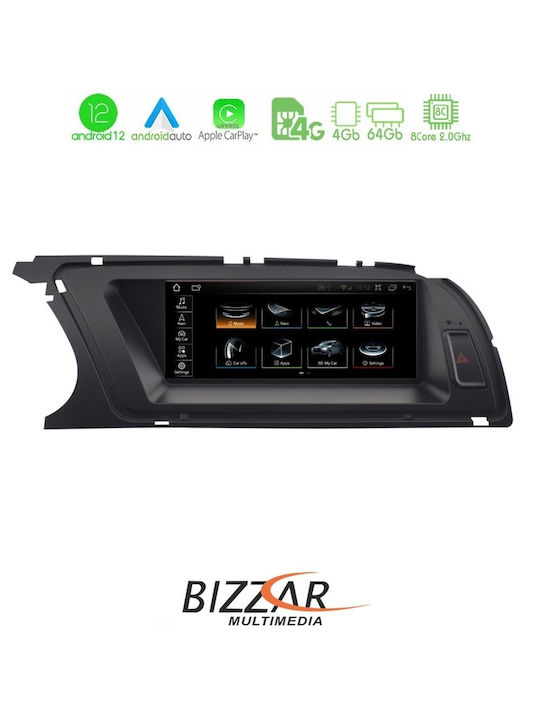 Bizzar Car-Audiosystem für Audi A4 2013-2015 (Bluetooth/USB/AUX/WiFi/GPS/Apple-Carplay/Android-Auto) mit Touchscreen 8.8"