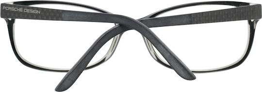 Porsche Design Women's Acetate Prescription Eyeglass Frame Black P8247 A
