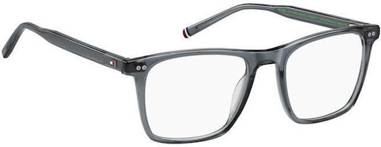 Tommy Hilfiger Bărbați Plastic Rame Ochelari Gri TH2131 ZI9