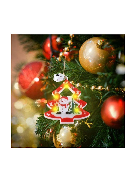 Ornament suspendat Brad Roșu Set 5buc