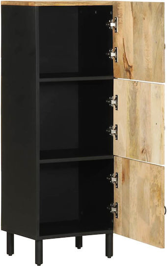 Μπουφές από Μασίφ Ξύλο Ακατέργαστο 40x33.5x110cm