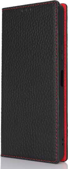 Wallet Piele / Plastic / Silicon Negru (Xperia 10 VI)