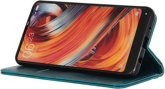 Книга Кожа Зелен (Motorola Edge 50 Fusion)