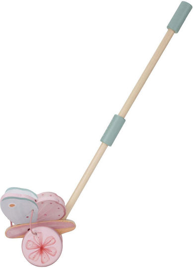 Little Dutch Pull-Along Toy Butterfly made of Wood with Music for 12++ Months