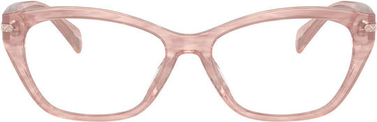 Ralph Lauren Plastic Eyeglass Frame Butterfly Pink RA7161U 6155