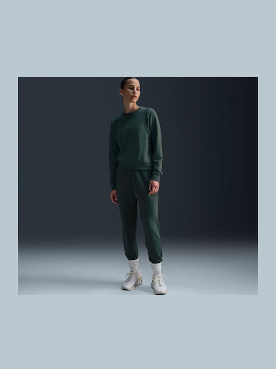 Dri-Fit Γυναικείο Φούτερ Vintage Green / Black