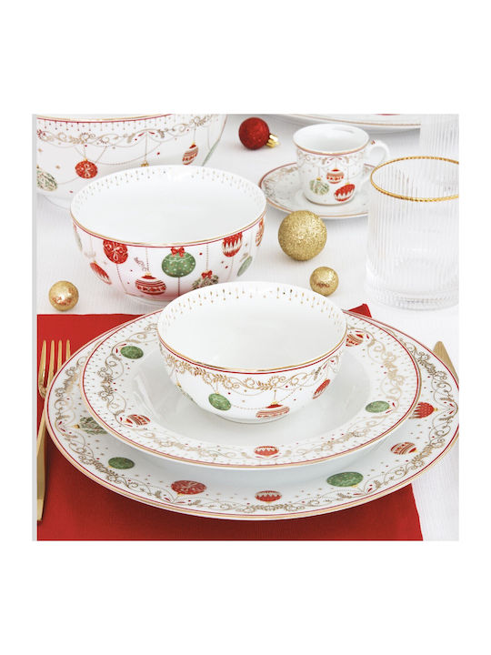 Marva Set Christmas Plates Porcelain 4pcs