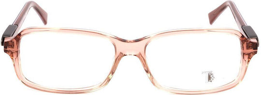 Tod's Weiblich Kunststoff Brillenrahmen Rosa TO5018 074