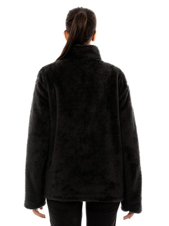 Be:Nation Women's Cardigan with Zipper Black