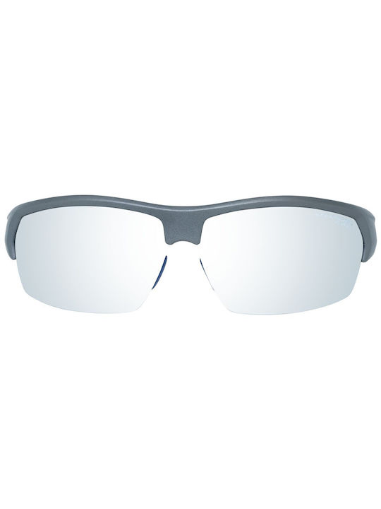 Skechers Unisex Sunglasses with Gray Plastic Frame and Silver Mirror Lens SE5144 20D