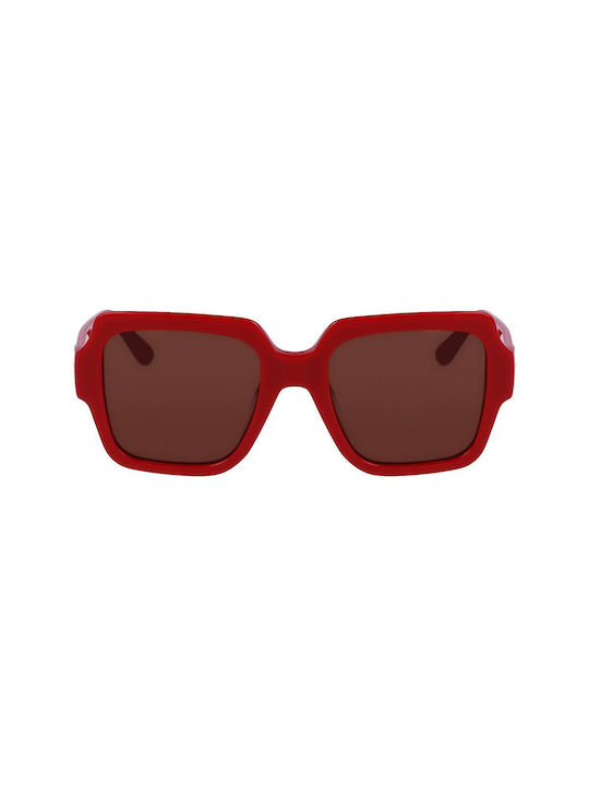 Karl Lagerfeld Women's Sunglasses with Red Plastic Frame and Red Lens KL6104SR-600