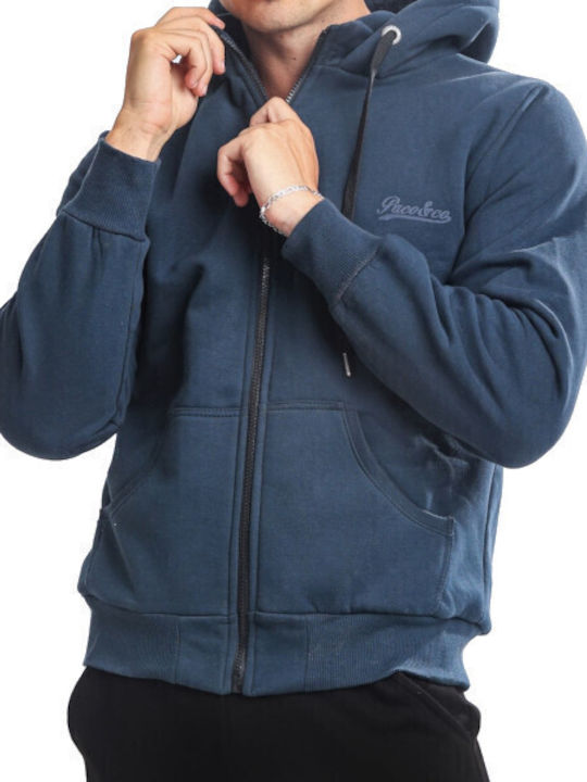 Sweatshirt with Hood Navy Blue