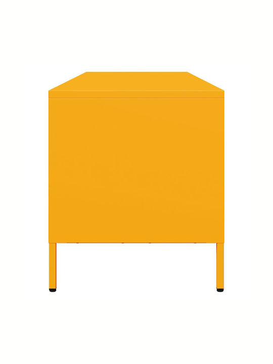 TV-Ständer Metall Senffarbe M135xP39xH43.5cm
