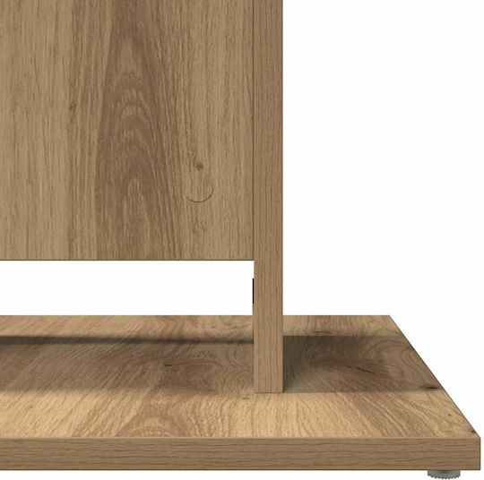 Bistro Table Dining Room Wooden Artisan Oak 60x60x75cm