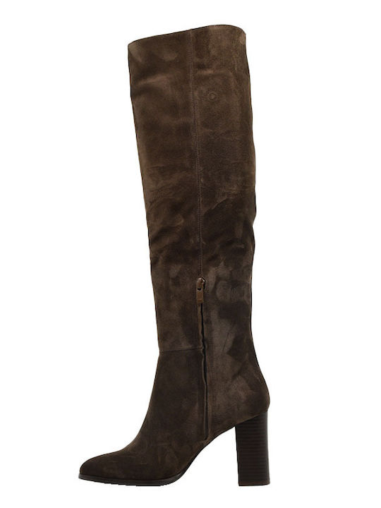 Suede Women's Boots Brown