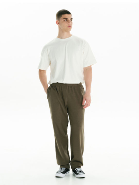 Παντελόνι Φόρμας χωρίς Λάστιχο Olive Green