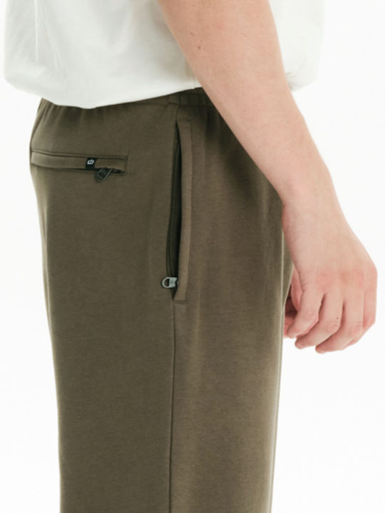 Παντελόνι Φόρμας χωρίς Λάστιχο Olive Green