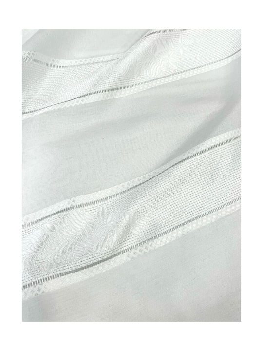 Decotelia Κουρτίνα με Τρέσα Λευκή 270x300εκ.