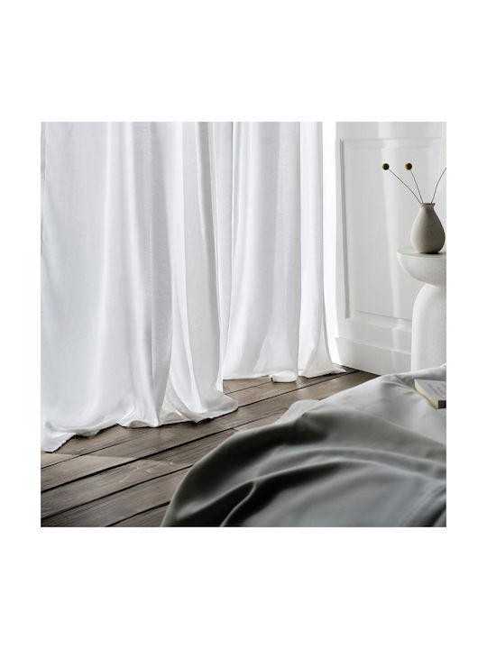 Gofis Home Curtain with Pencil Pleat Renata White 140x280cm