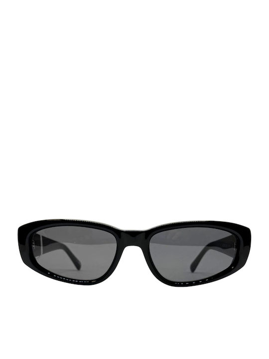 Chimi 09 Women's Sunglasses with Black Plastic Frame and Black Lens 09-BLACK-53