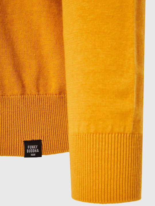 Langarm Pullover Gelb Senf